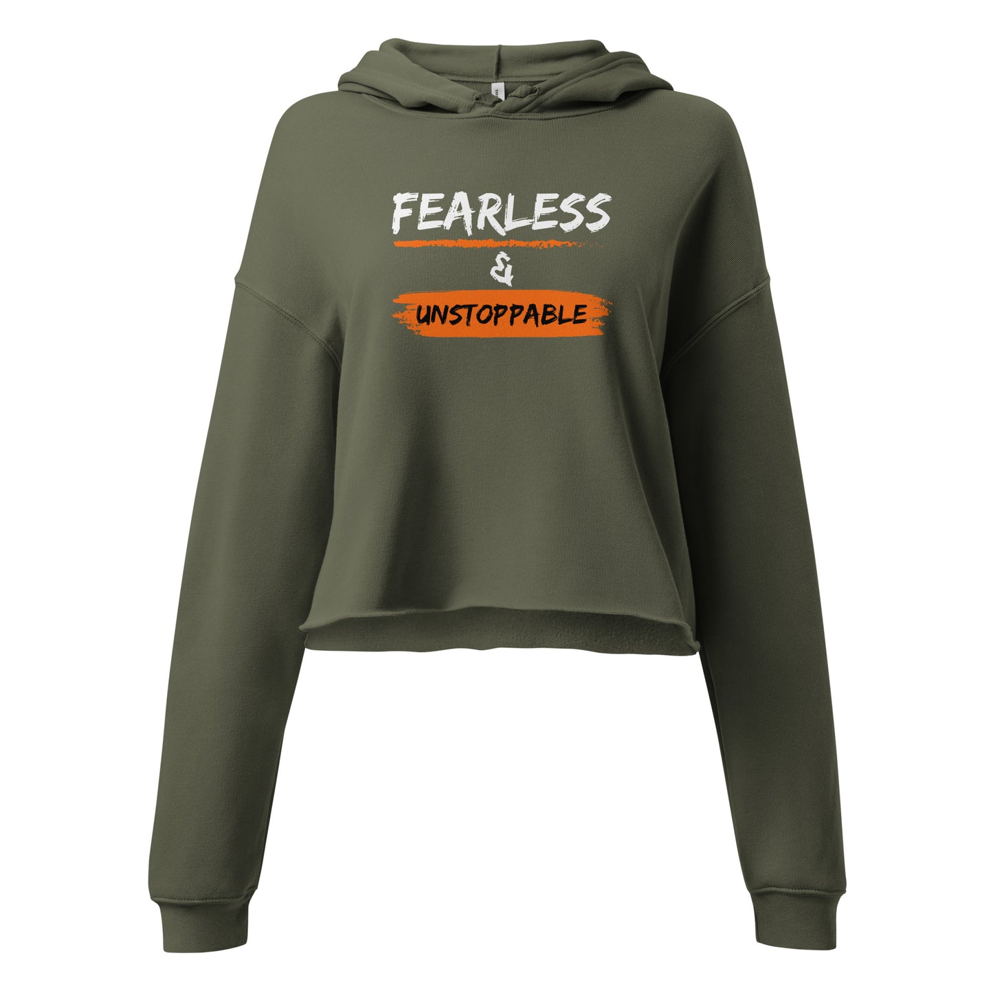 Fearless & Unstoppable Crop Hoodie