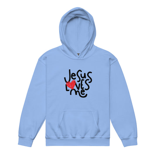 Jesus Loves Me Youth heavy blend hoodie