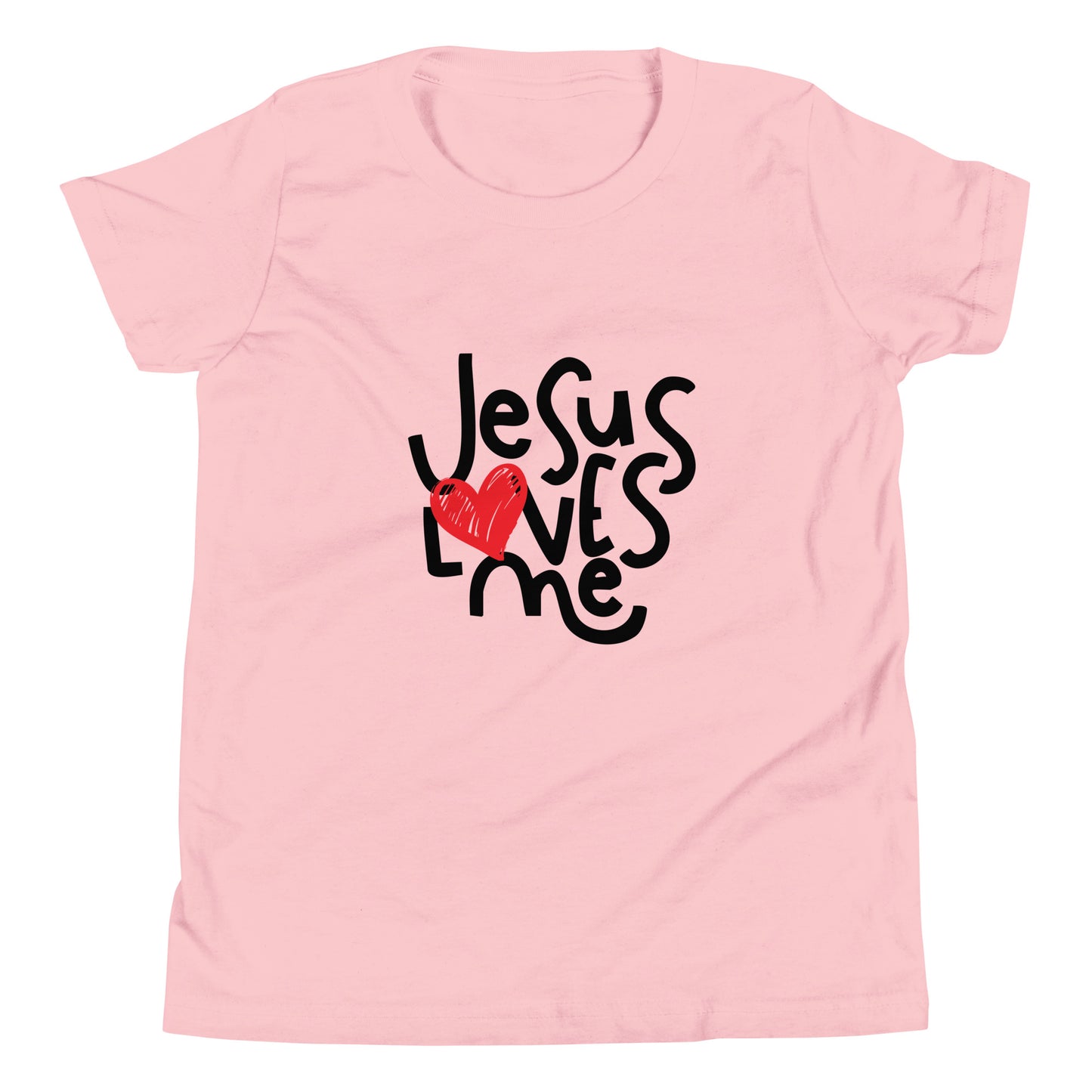 Jesus Loves Me Youth Short Sleeve T-Shirt