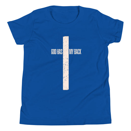 God Has My Back Youth Short Sleeve T-Shirt